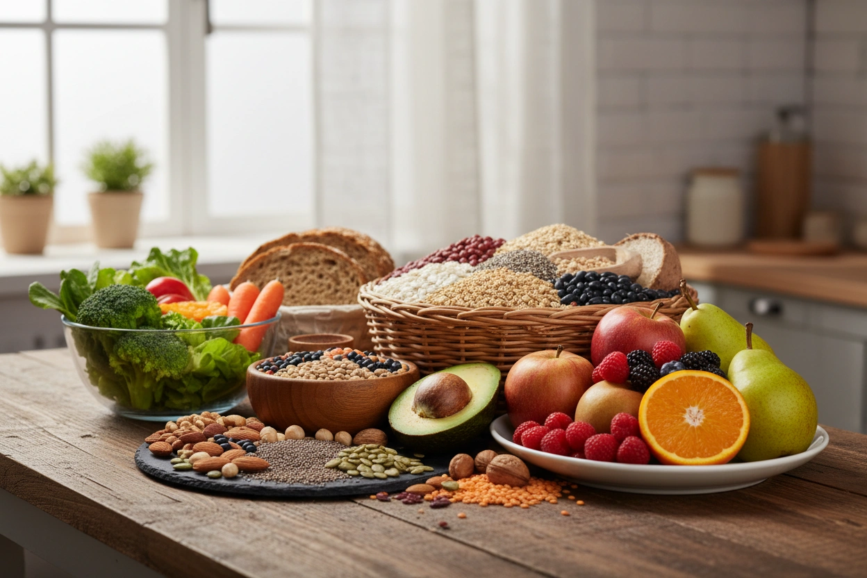 Professional image illustrating Top Fiber-Rich Foods to Incorporate