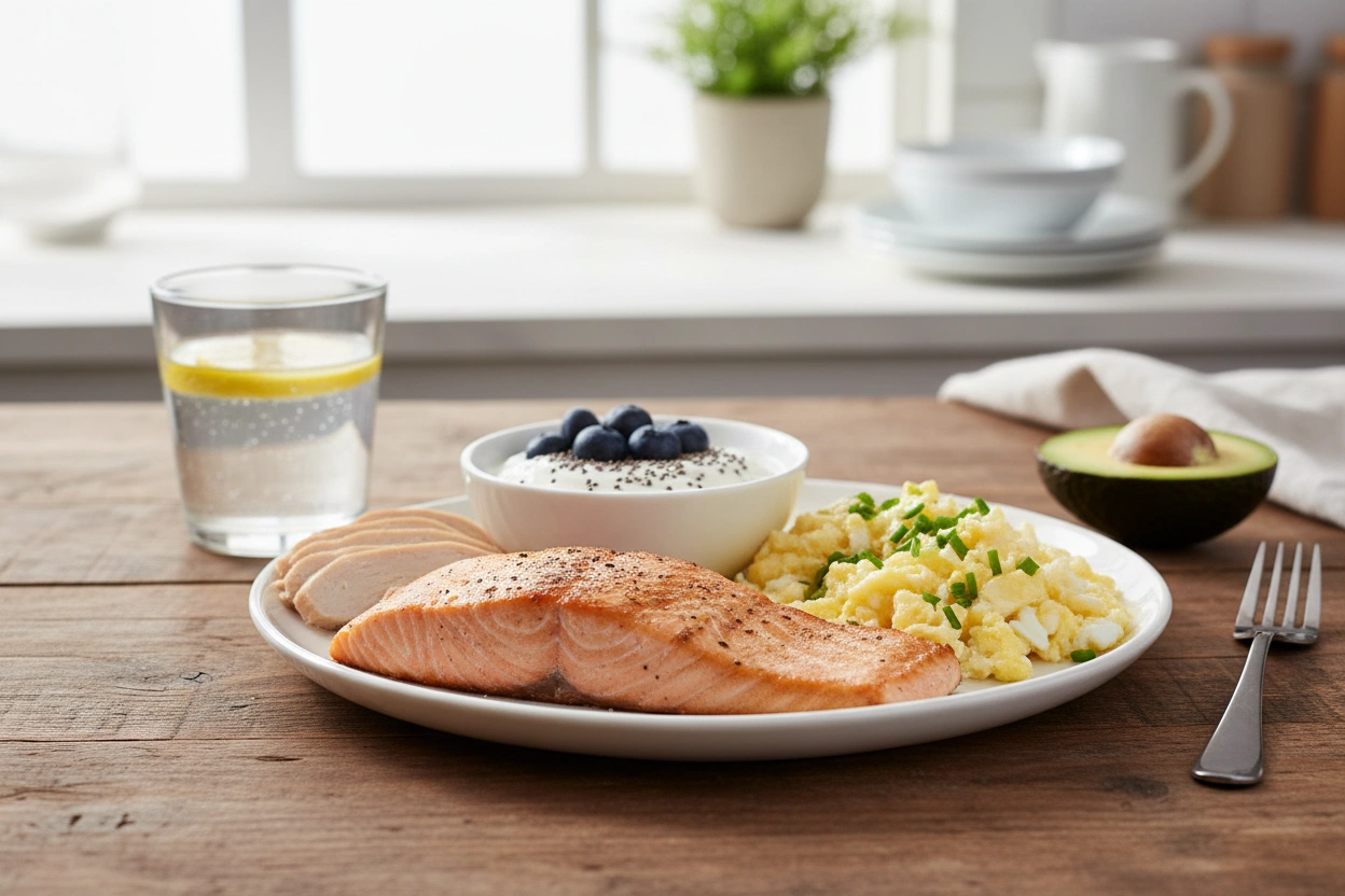 Professional image illustrating Top High-Protein Foods for Ozempic Users