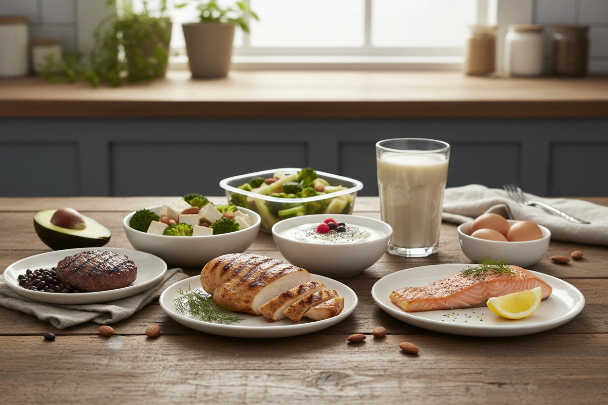Professional image illustrating Top High-Protein Foods for Ozempic Users