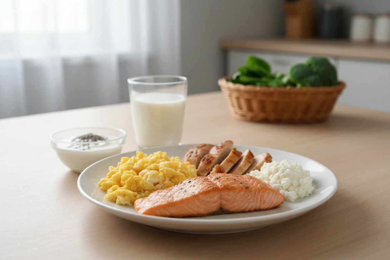 Professional image illustrating Top High-Protein Foods for Ozempic Users