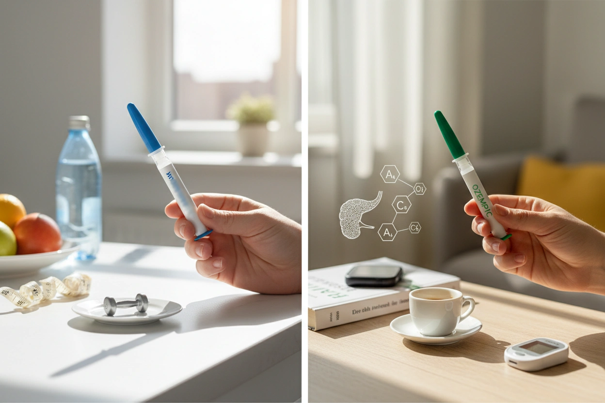 Professional image illustrating Wegovy vs. Ozempic: Key Differences