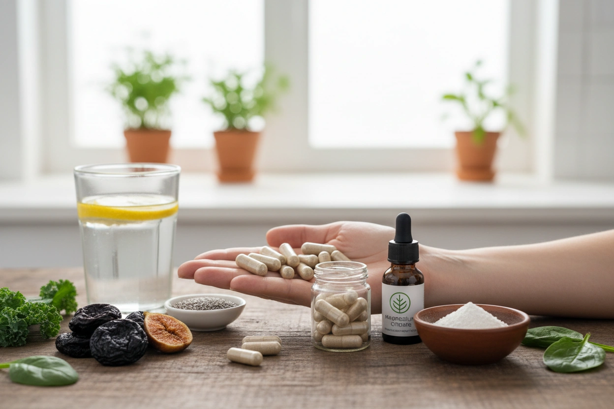 Professional image illustrating Common Misconceptions About Probiotics and Constipation