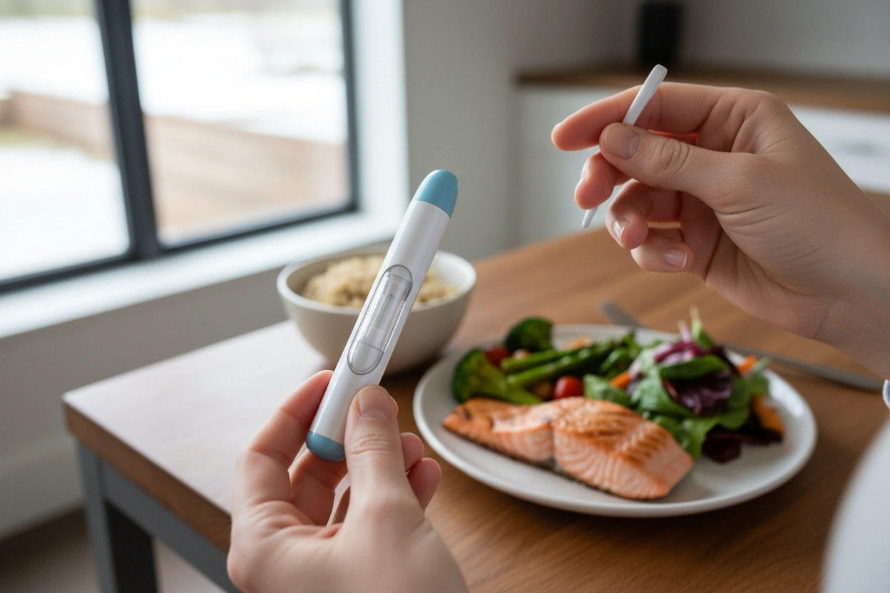 Professional image illustrating Diet and GLP-1 Medications