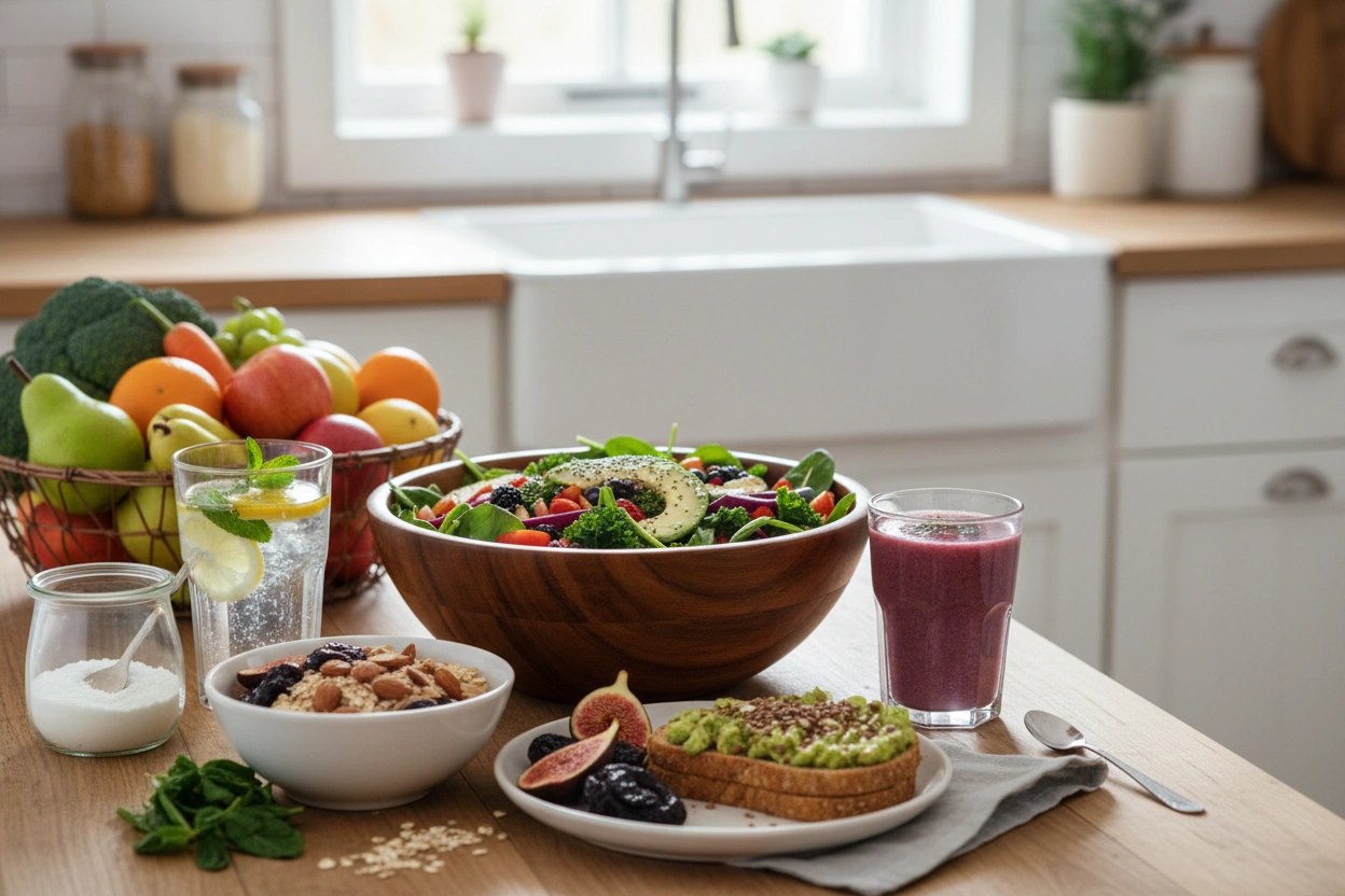 Professional image illustrating Dietary Adjustments to Complement Hydration