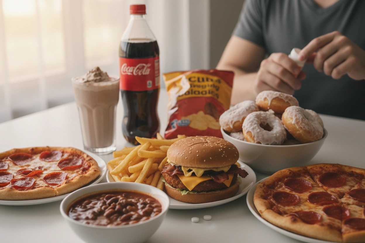 Professional image illustrating Foods to Avoid for Good Digestion