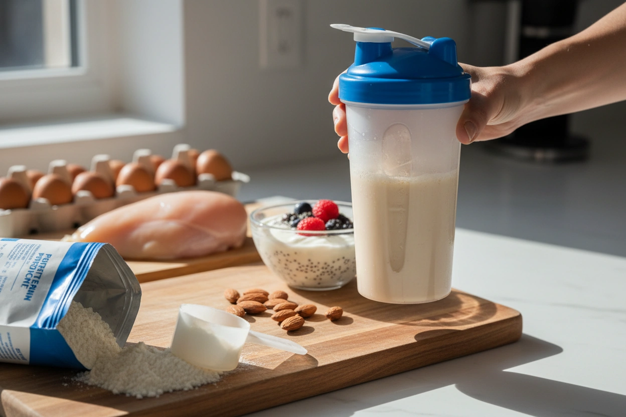 Professional image illustrating High Protein Shakes to Enhance Satiety