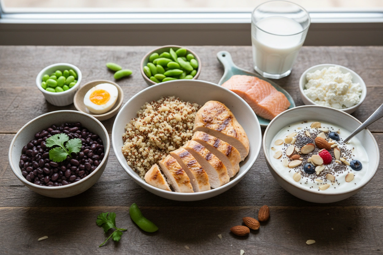 Professional image illustrating How to Incorporate More Protein into Your Daily Diet