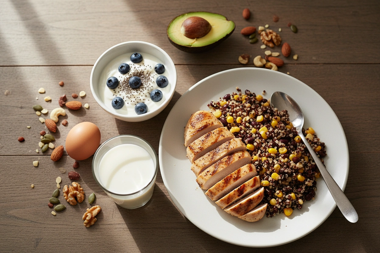 Professional image illustrating How to Incorporate More Protein into Your Daily Diet
