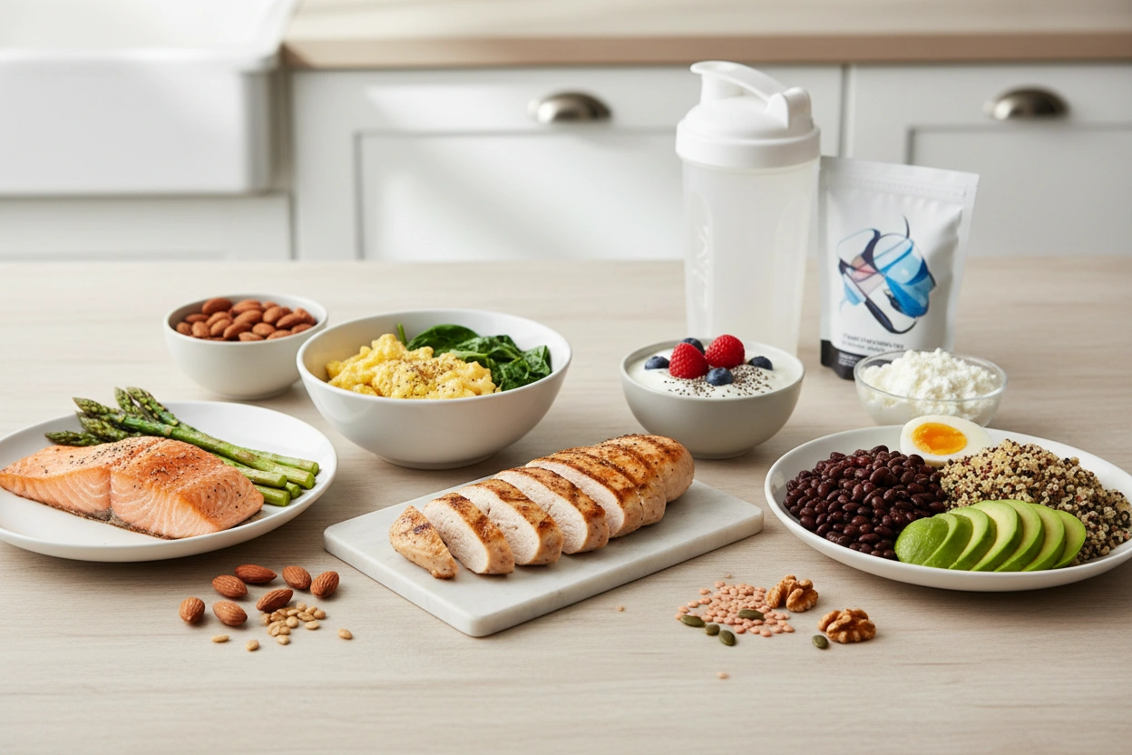 Professional image illustrating How to Incorporate More Protein into Your Daily Diet