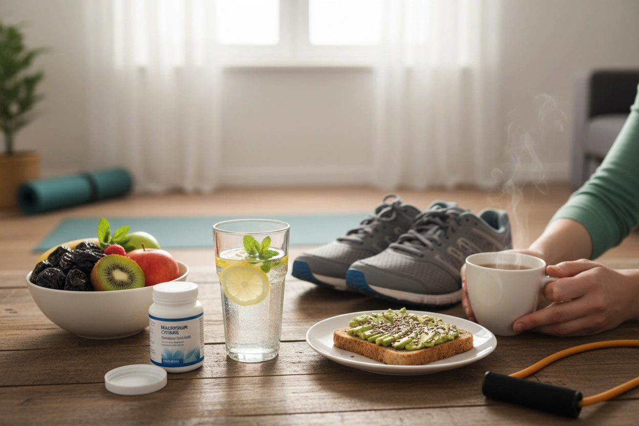 Professional image illustrating Lifestyle Modifications for Managing Constipation
