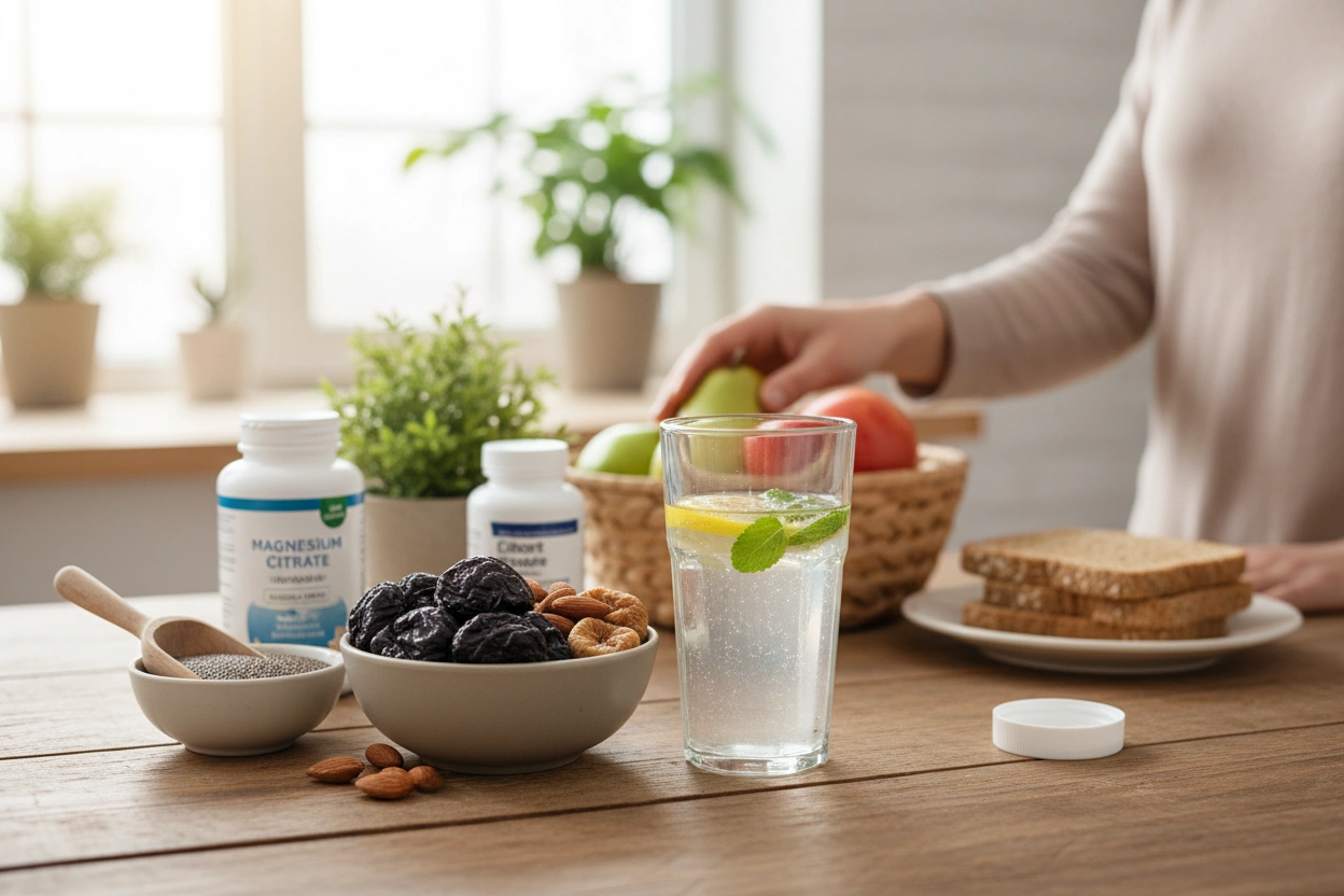 Professional image illustrating Lifestyle Tweaks to Combat GLP-1 Induced Constipation