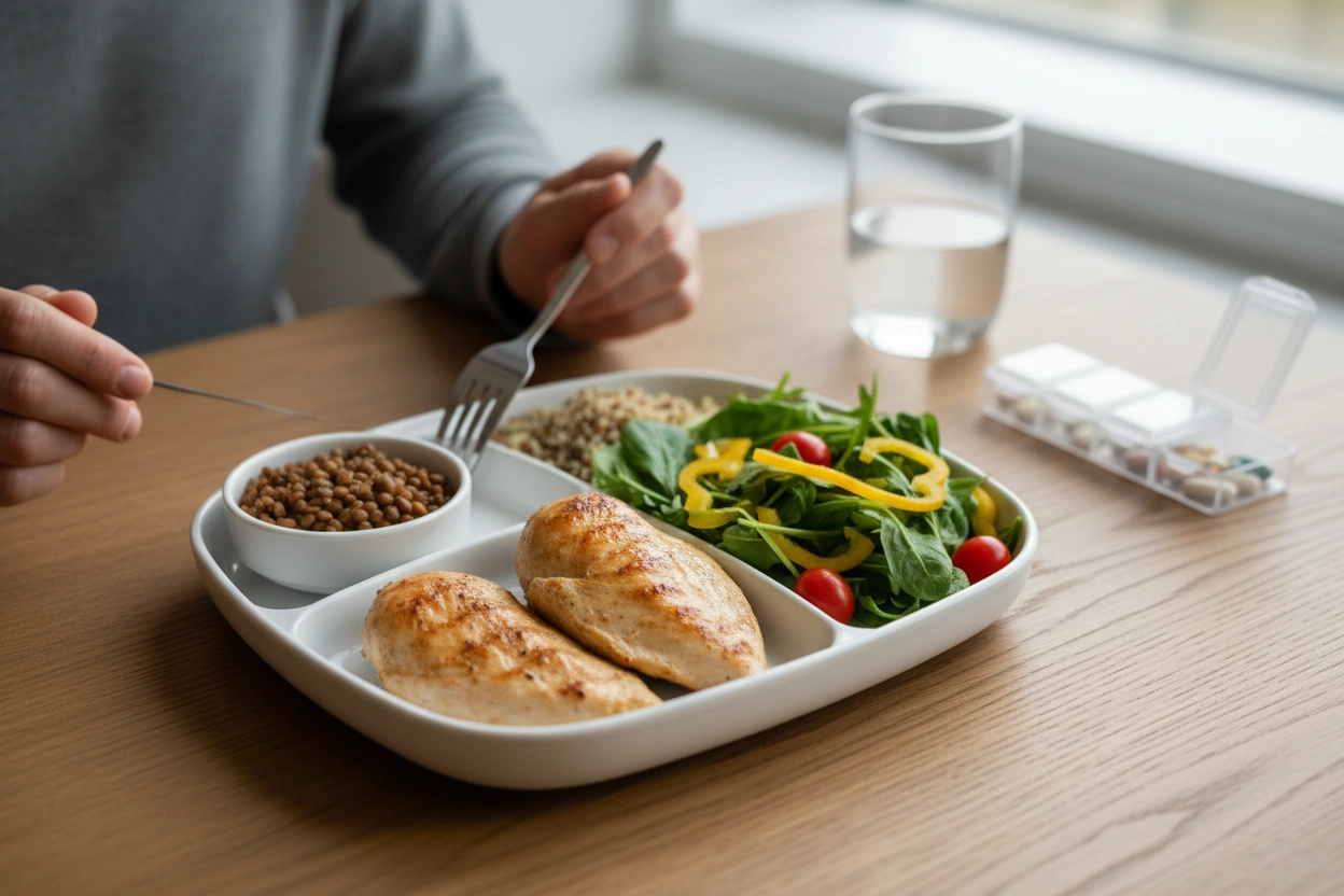 Professional image illustrating Optimizing Protein Intake for Weight Loss