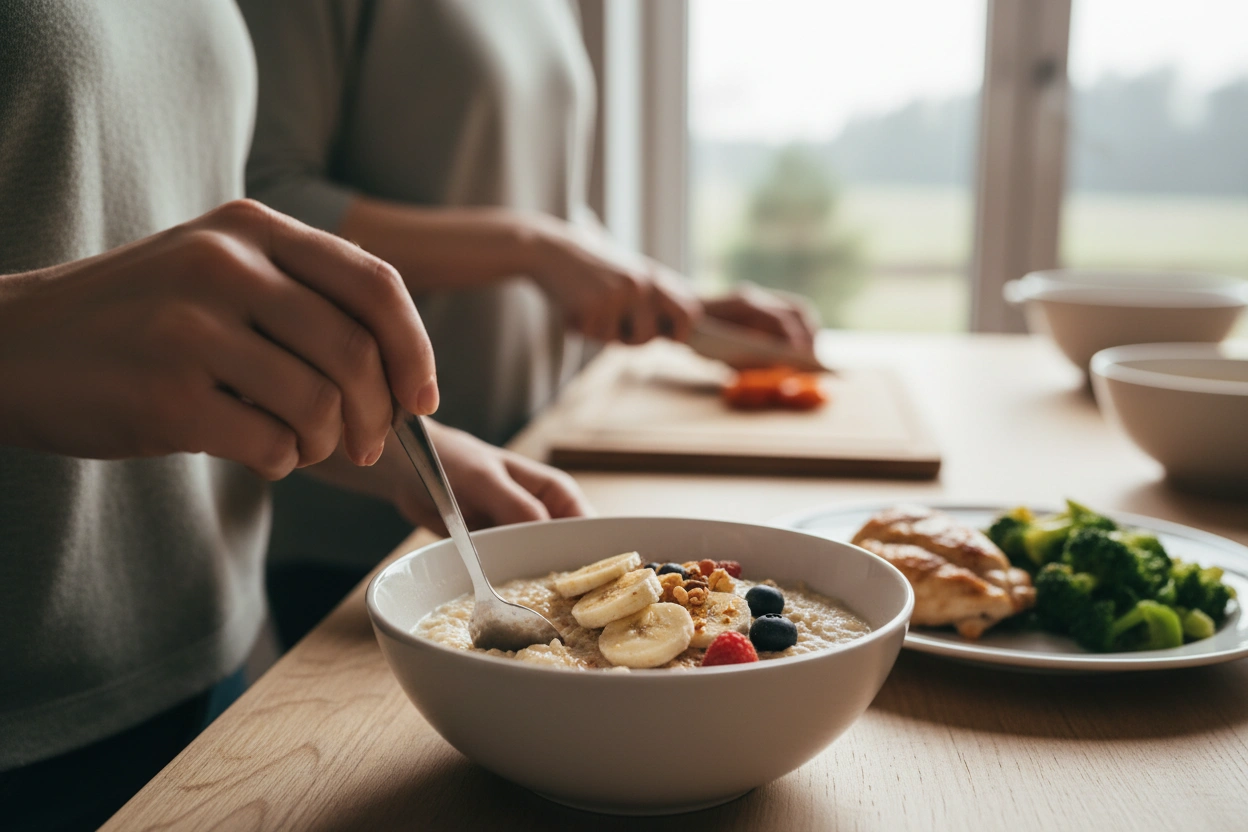Professional image illustrating The Role of Meal Timing and Preparation