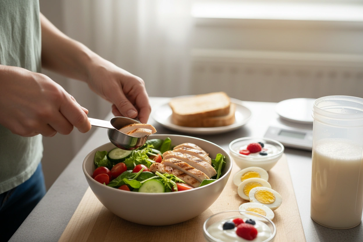 Professional image illustrating Tips for Optimizing Protein on Weight Loss Meds