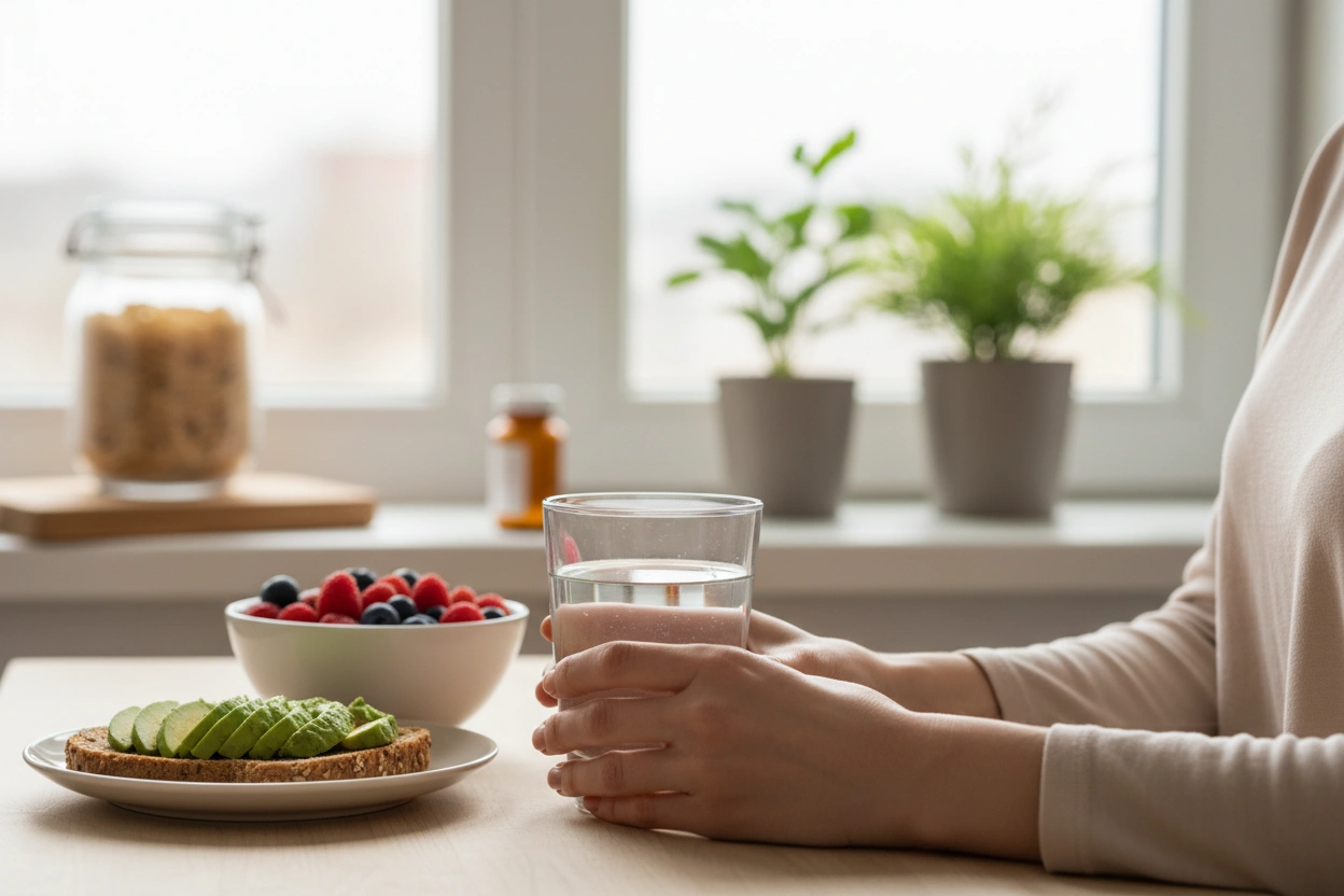 Professional image illustrating Top Dietary Tips to Alleviate Constipation from GLP-1 Drugs