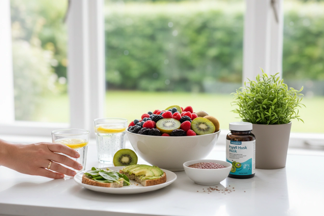 Professional image illustrating Top Dietary Tips to Alleviate Constipation from GLP-1 Drugs
