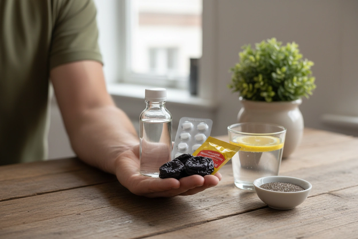 Professional image illustrating Top Tips for Managing GLP-1 Constipation