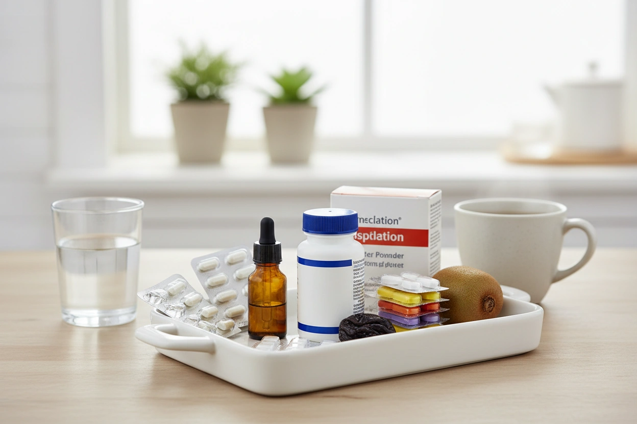 Professional image illustrating What Can I Take for GLP1 Constipation?
