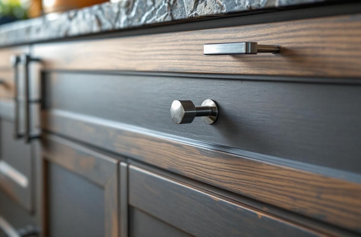 Professional image illustrating 2. Upgrade Cabinet Hardware