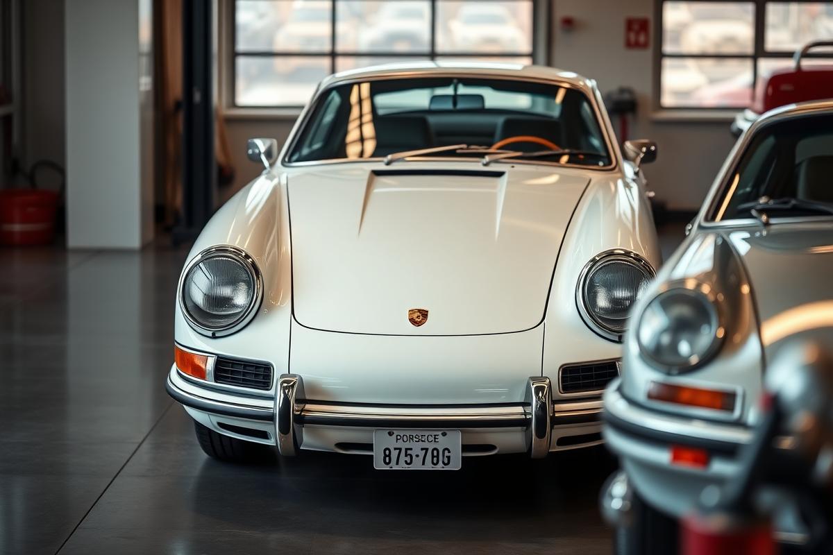 Professional image illustrating Early vs. Modern PorschesβWhat Service Looks Like Professional image illustrating Early vs. Modern PorschesβWhat Service Looks Like