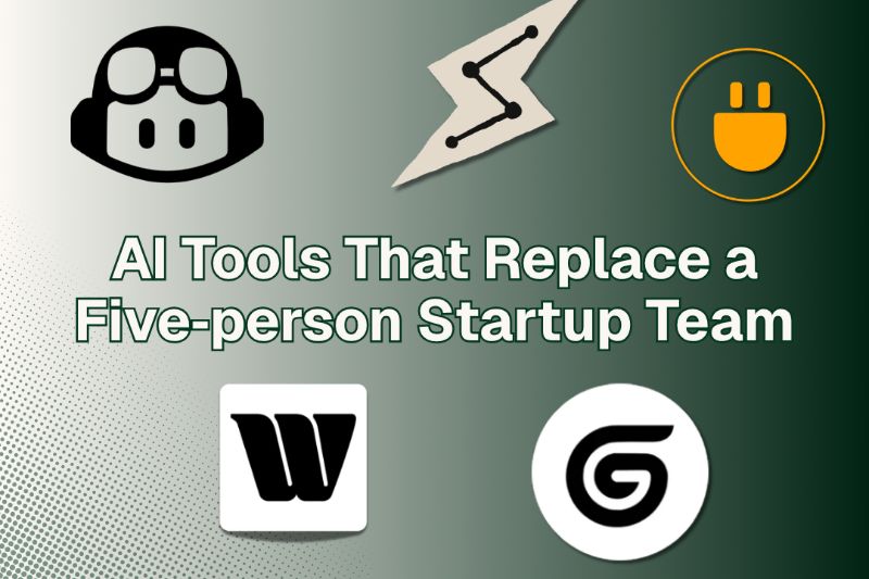 AI Tools That Replace a Five-person Startup Team
