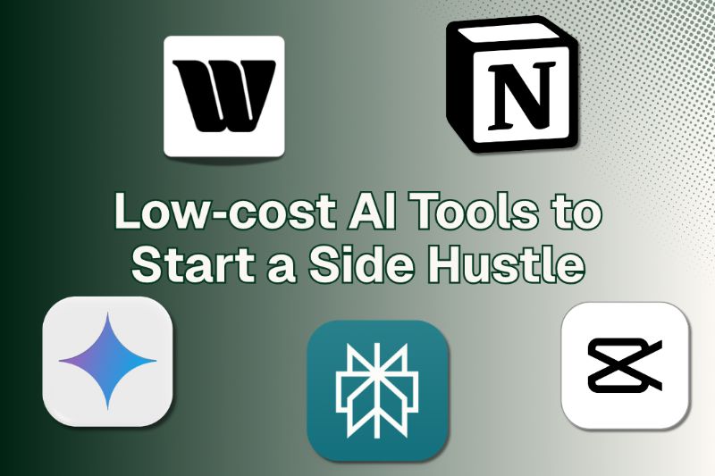 10 Free or Low-cost AI Tools to Start a Side Hustle
